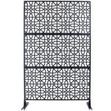 Outdoor & Indoor Metal Freestanding Decorative Privacy Screen