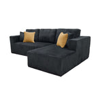 L - Shape Full Compressed Upholstered Sectional