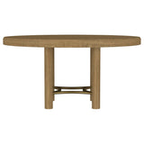 Arini - 60" Round Wood Dining Room Table - Sand Wash