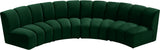 Infinity - 4 Piece Velvet Modular Sectional