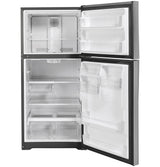 GE GTE19JSNRSS - 30 in. 19.2 Cu. Ft. Top-Freezer Refrigerator - Stainless Steel