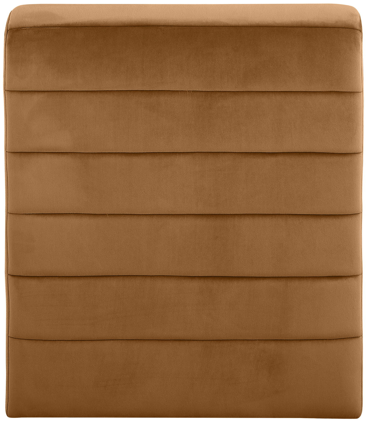 Ivy - Velvet Accent Chair - Saddle