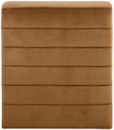 Ivy - Velvet Accent Chair - Saddle