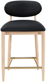 Riccio - Stool - Natural And Gold Frame