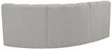 Arc - Boucle Fabric 3 Piece Sofa