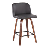 Tintori - Counter Stool With Square Footrest Set