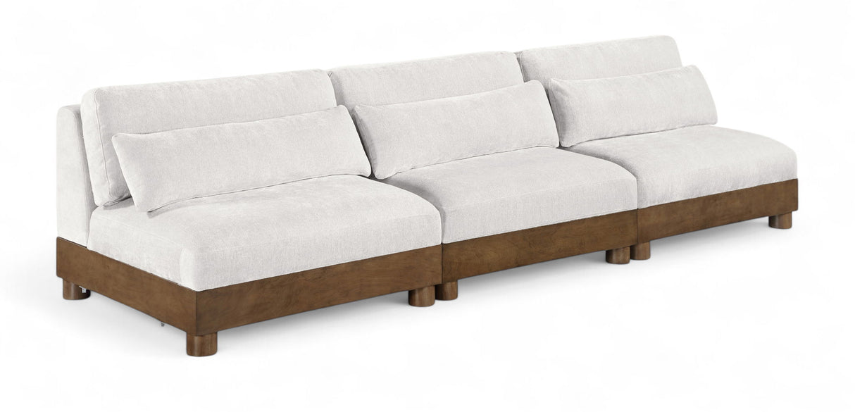 Turin - Fabric Upholstered Modular Armless Sofa