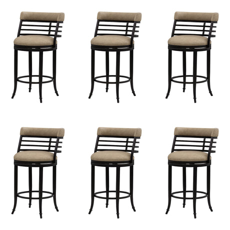 Telia - Upholstered Swivel Counter Height Barstool