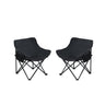 Portable Folding Camping Chairs With Carry Bag (Set of 2)