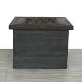 Fiber Reinforced Propane / Natural Gas Fire Pit Table - Charcoal