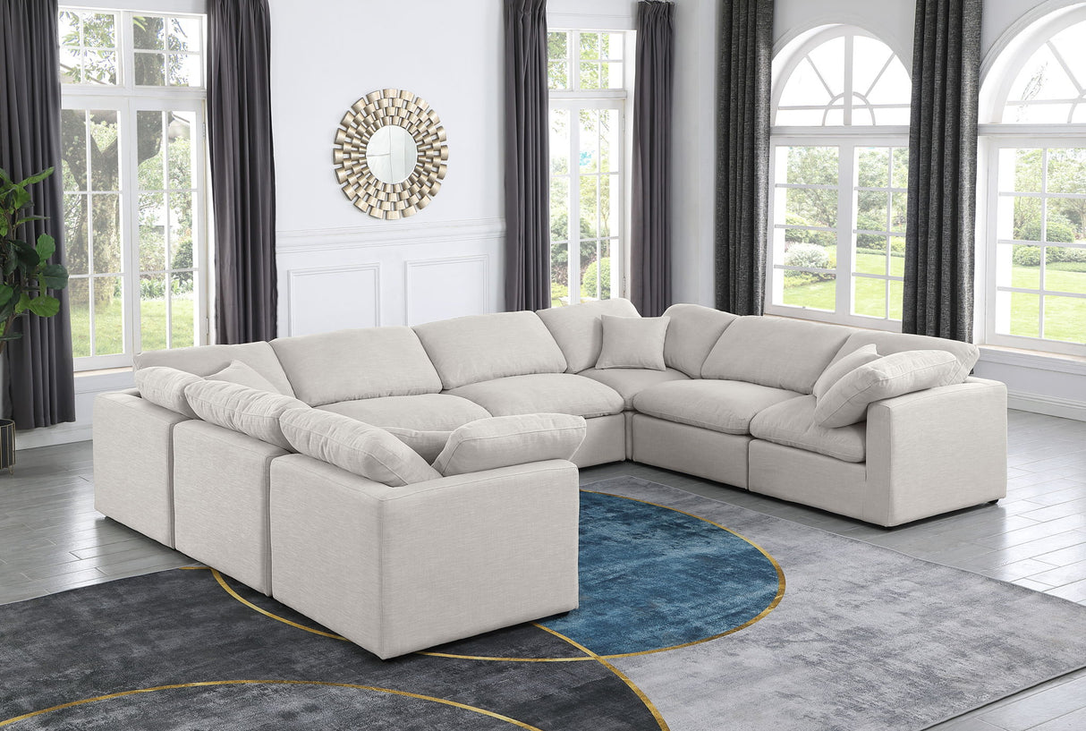 Indulge - Linen 8 Piece Modular Sectional