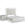 Bedroom Sets With LED Lights And Panel Headboard