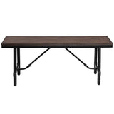 Mariatu - Bench - Oak & Black