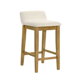 Annikah - Modern Transitional Wood Counter Height Kitchen Bar Stool