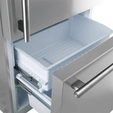 Forno Espresso - Milano FFFFD178531S 31 Inch Freestanding Bottom Freezer Refrigerator with 17.2 cu. ft. Total Capacity, Total No Frost Technology, and Multi Air Flow Capabilities: Stainless Steel