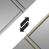 Forno Espresso - Milano FFFFD178531S 31 Inch Freestanding Bottom Freezer Refrigerator with 17.2 cu. ft. Total Capacity, Total No Frost Technology, and Multi Air Flow Capabilities: Stainless Steel