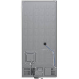 Forno Espresso - Milano FFFFD178631S 31 Inch Freestanding Bottom Mount Refrigerator with 17.2 cu. ft. Total Capacity, Automatic Ice Maker, LED Light, and ENERGY STAR® Certified: Stainless Steel