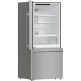 Forno Espresso - Milano FFFFD178631S 31 Inch Freestanding Bottom Mount Refrigerator with 17.2 cu. ft. Total Capacity, Automatic Ice Maker, LED Light, and ENERGY STAR® Certified: Stainless Steel