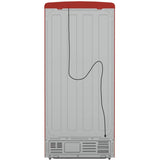 Forno FFFFD179133RED 33 Inch Freestanding 4-Door French Door Refrigerator with 18 cu. ft. Total Capacity, No-Frost Design, and ENERGY STAR® Certified: Red - Handle-Free Design