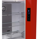 Forno FFFFD179133RED 33 Inch Freestanding 4-Door French Door Refrigerator with 18 cu. ft. Total Capacity, No-Frost Design, and ENERGY STAR® Certified: Red - Handle-Free Design
