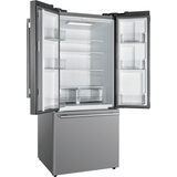 Forno Espresso Gallipoli FFFFD197431SB 30 Inch Freestanding Counter-Depth French Door Refrigerator with 17.48 cu. ft. Total Capacity, Ice Maker, Total Frost-Free Design, and ENERGY STAR® Certified: Stainless Steel