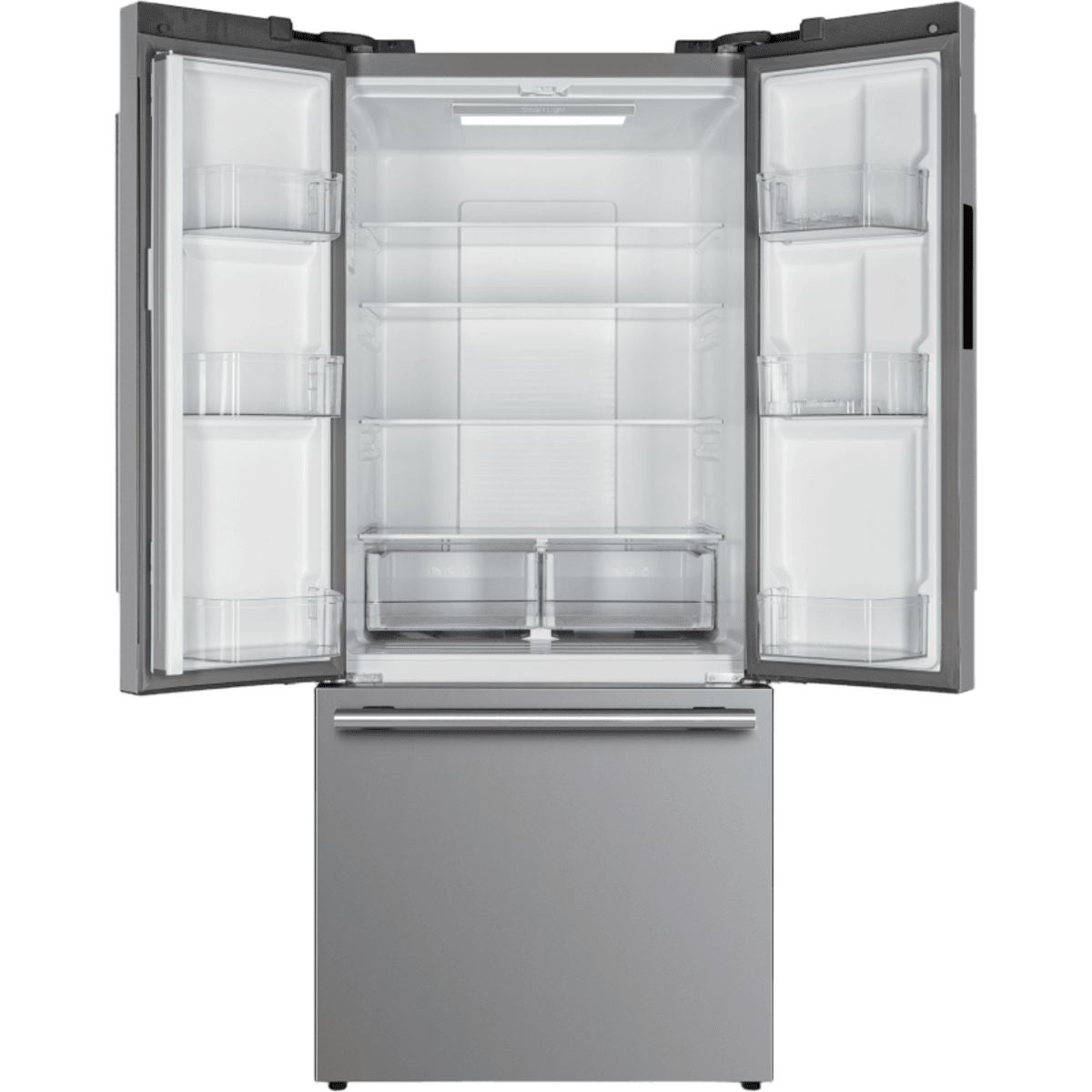 Forno Espresso Gallipoli FFFFD197431SB 30 Inch Freestanding Counter-Depth French Door Refrigerator with 17.48 cu. ft. Total Capacity, Ice Maker, Total Frost-Free Design, and ENERGY STAR® Certified: Stainless Steel