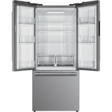 Forno Espresso Gallipoli FFFFD197431SB 30 Inch Freestanding Counter-Depth French Door Refrigerator with 17.48 cu. ft. Total Capacity, Ice Maker, Total Frost-Free Design, and ENERGY STAR® Certified: Stainless Steel