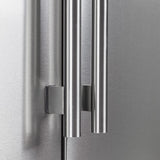 Forno Salerno FFRBI180533SB 33 Inch Freestanding Side by Side Refrigerator with 15.62 cu. ft. Total Capacity, Total Frost-Free Design, and Sabbath & Vacation Mode: Stainless Steel