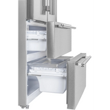 Moena 36 in. 19.2 cu. ft. French Door Refrigerator with Ice Maker in Stainless Steel