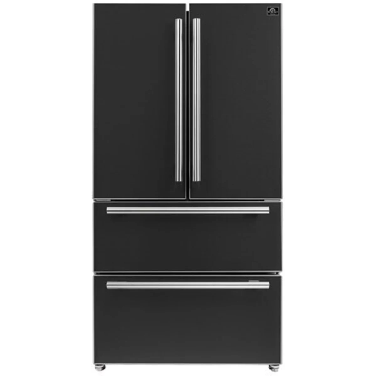 FFRBI182036BLK Forno Moena 36" French Door Refrigerator with Ice Maker 19.2 cu. ft. - Black