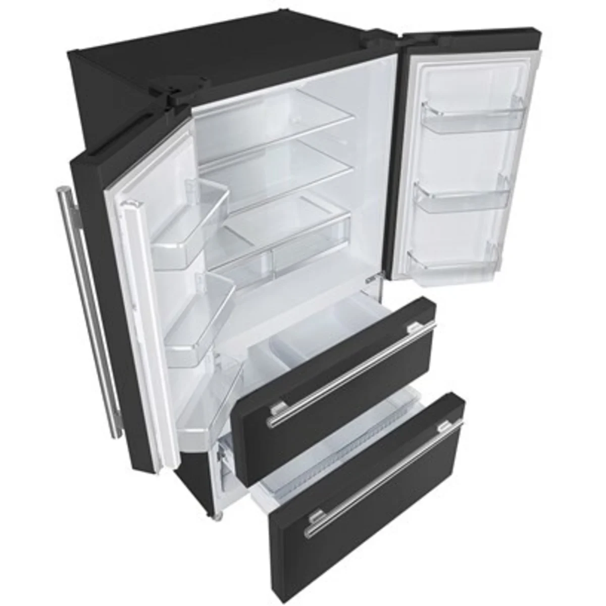 FFRBI182036BLK Forno Moena 36" French Door Refrigerator with Ice Maker 19.2 cu. ft. - Black