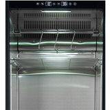 Forno Asciutto FFSDA683324 24 Inch Freestanding/Built-In Dry Aging Cabinet with 14.6 cu. ft. Capacity, Inverter Compressor, Intelligent UVC Sterilization System, Automatic Defrosting, Door Lock & Door Alarm, LED Light Strip and Touch Control Panel
