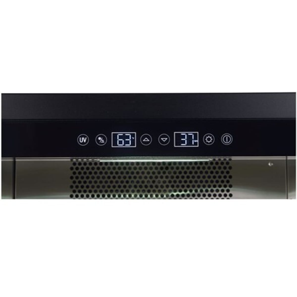 Forno Asciutto FFSDA684024 24 Inch Built-In Under Counter Dry Aging Cabinet with 4.41 cu. ft. Capacity, Inverter Compressor, Intelligent UVC Sterilization System, Door Lock & Door Alarm, LED Light Strip and Touch Control Panel