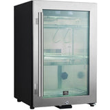 Forno Asciutto FFSDA686417 17 Inch Built-In Under Counter Dry Aging Cabinet with 1.84 cu. ft. Capacity, Intelligent UVC Sterilization System, UV Door Film Protection, Door Lock & Alarm, LED Light Strip and Touch Control Panel