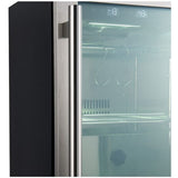 Forno Asciutto FFSDA686417 17 Inch Built-In Under Counter Dry Aging Cabinet with 1.84 cu. ft. Capacity, Intelligent UVC Sterilization System, UV Door Film Protection, Door Lock & Alarm, LED Light Strip and Touch Control Panel