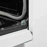 Forno Paolo FFSEL601130WHT 30 Inch Freestanding Electric Range with 5 Radiant Elements, 4.38 cu. ft. Oven Capacity, True Convection Oven, Hot Surface Indicator, Dual-Element Broiler, Smudge-Resistant Finish and Ceramic Glass Surface: White