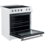 FFSEL601230WHT Forno Espresso Leonardo 30" Slide-In Electric Range with 4 Elements and Convection Oven - White