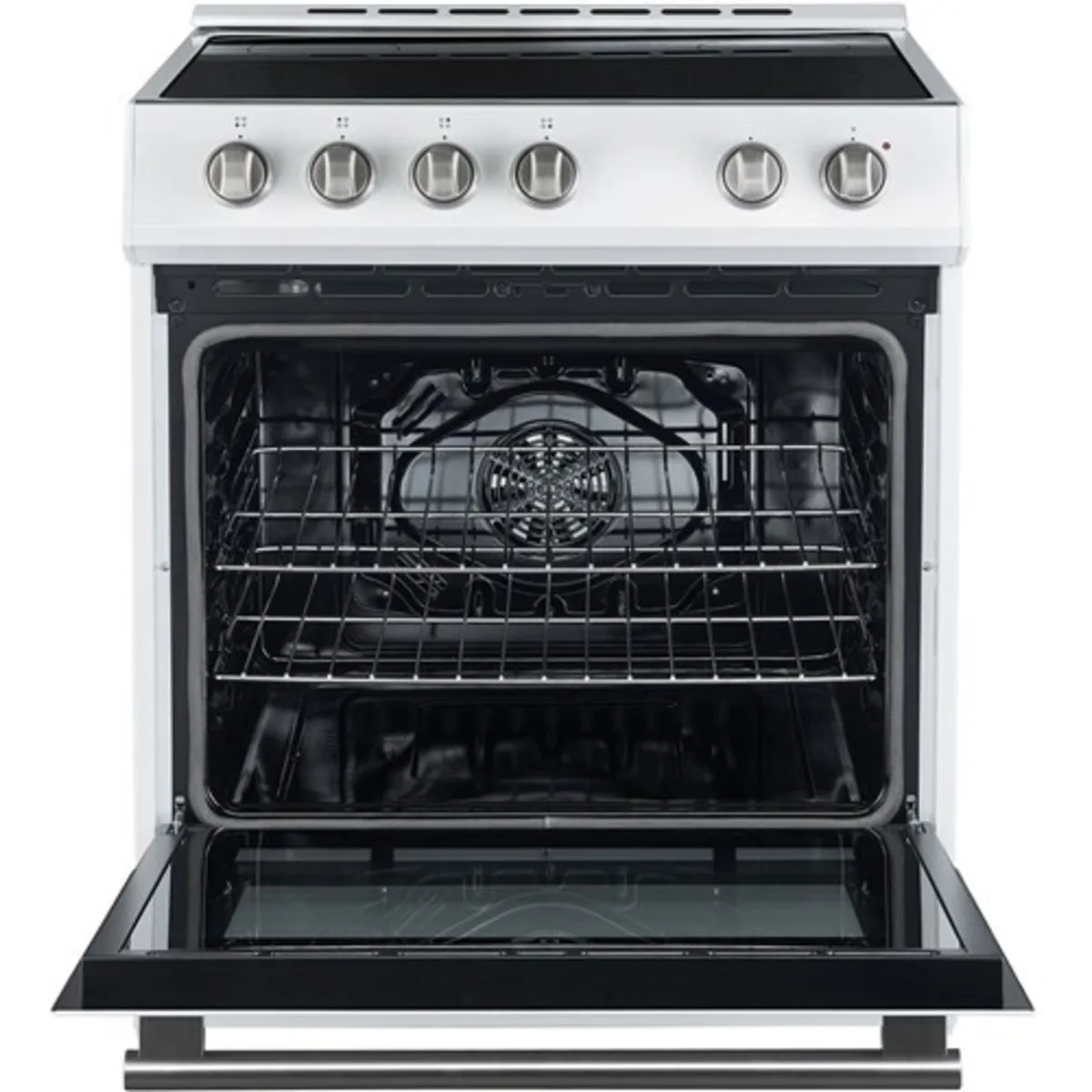 FFSEL601230WHT Forno Espresso Leonardo 30" Slide-In Electric Range with 4 Elements and Convection Oven - White