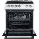 FFSEL601230WHT Forno Espresso Leonardo 30" Slide-In Electric Range with 4 Elements and Convection Oven - White