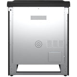 Forno Leonardo Espresso FFSEL602230 30 Inch Slide-In Electric Range with 4 Elements, 5 cu. ft. Oven Capacity, Friction-Resistant Hinges, Ceramic Glass, and Hidden Bake Element: Stainless Steel