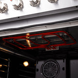 Forno Galiano FFSEL608336 Freestanding Electric Range with Steam Clean, Ceramic Glass, Convection Oven, and Insulated Oven Door: 36" Width, 5 Elements, 5.36 cu. ft. Oven Capacity