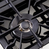 Forno Galiano FFSGS624460 60 Inch Freestanding Gas Range with 10 Sealed Burners, 8.64 cu. ft. Total Capacity, Continuous Cast Iron Grates, Convection Oven, 4 Halogen Lighting, Reversible Cast Iron Griddles and LP Conversion Kit Included