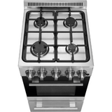Forno Lamazze FFSGS626520 20 Inch Freestanding Gas Range with 4 Sealed Burners, 2.05 cu. ft. Oven Capacity, Storage Drawer, Steam Clean, and 2 Electro-Plated Oven Racks