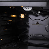 Forno Alta Qualita Breno FFSGS627224 24 Inch Freestanding Pro-Style Gas Range with 4 Sealed Burners, 2.3 cu. ft. Oven Capacity, Storage Drawer, Steam Clean, and 2 Electro-Plated Oven Racks