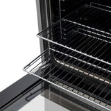 Forno Alta Qualita Giovanni FFSGS627430 30 Inch Freestanding Gas Range with 5 Sealed Burners, 4.32 cu. ft. Convection Oven, Continuous Grates, 1 Sealed Dual-Ring Burner, Insulated Oven Door, Wok Ring, and Reversible Griddle: Stainless Steel