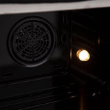 Forno Galiano FFSGS635636 Freestanding French Door Dual Fuel Range with Convection Oven, Continuous Grates, and Insulated Oven Door: 36" Width, 6 Sealed Burners, 5.36 cu. ft. Capacity