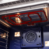 Forno Capriasca FFSGS638730 Freestanding French Door Dual Fuel Range with Air Fry, Steam Clean Oven, Convection Oven, and Grill/Griddle: 30" Width, 5 Sealed Burners, 4.32 cu. ft. Capacity