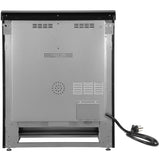 Forno Leonardo Espresso FFSIN098230 30 Inch Slide-In Induction Range with 4 Elements, 5 cu. ft. Oven Capacity, Ceramic Glass, 2 Oven Racks, Convection Oven, and Friction-Resistant Hinges: Stainless Steel