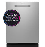 GE Profile 24" Smart UltraFresh Built-In Dishwasher with Microban Antimicrobial Technology, Deep Clean 3rd Rack, 42 dBA - Fingerprint Resistant Stainless Steel