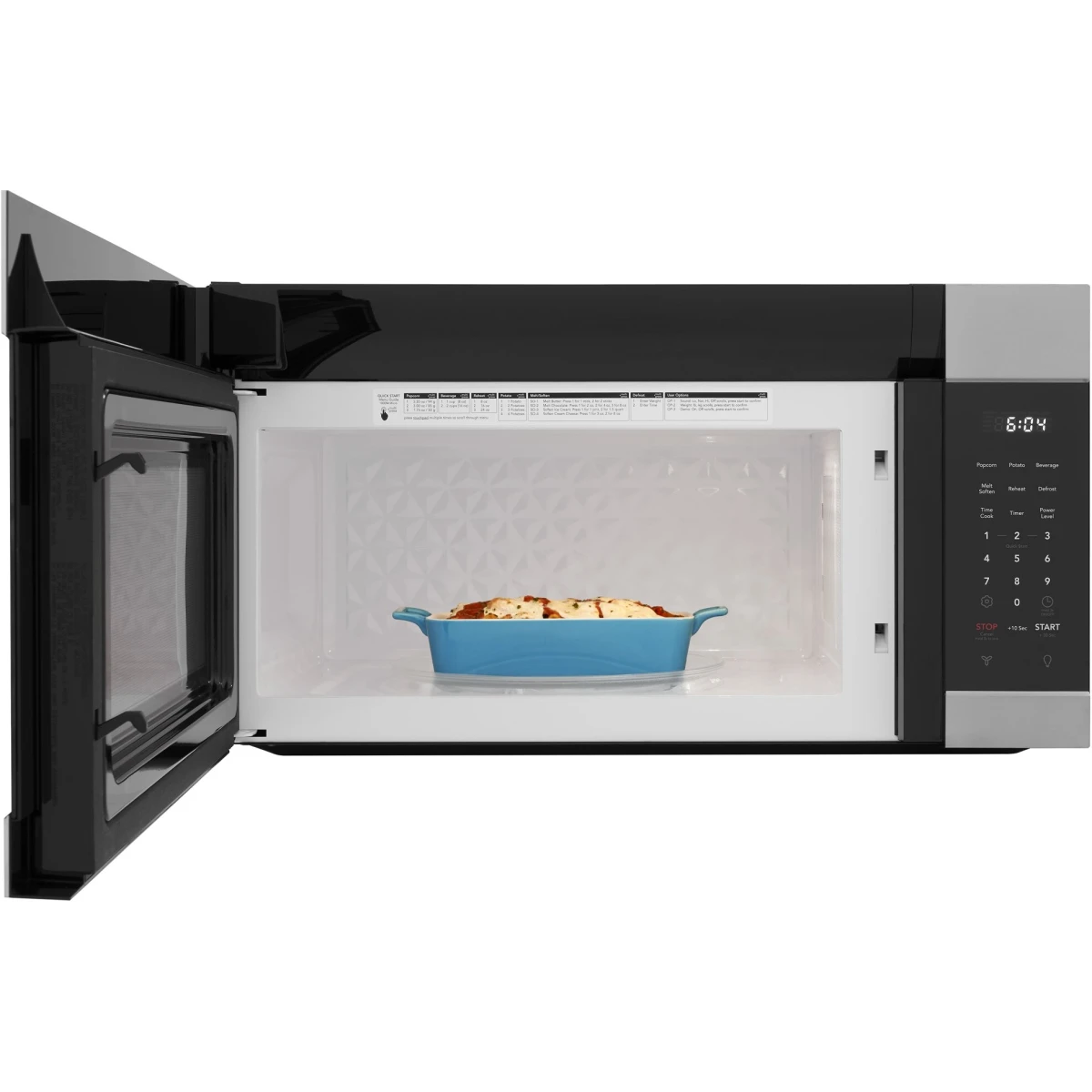 Frigidaire - 1.7 Cu. Ft. Over-The-Range Microwave with Quick Start - Stainless Steel